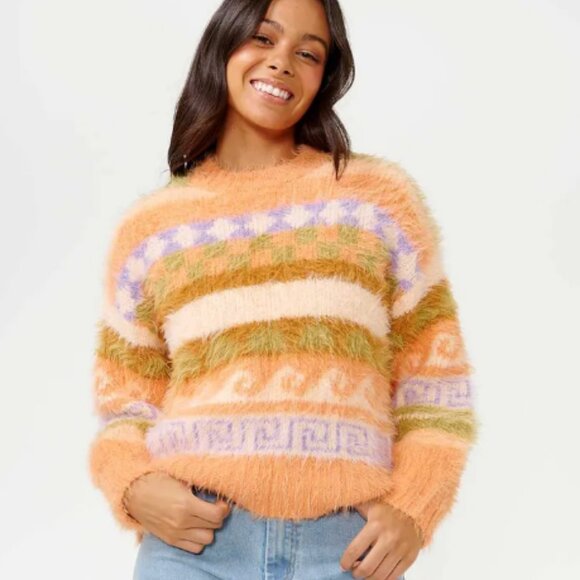 Rip Curl Beach Party Jaquard Crew - Picture 1 of 6